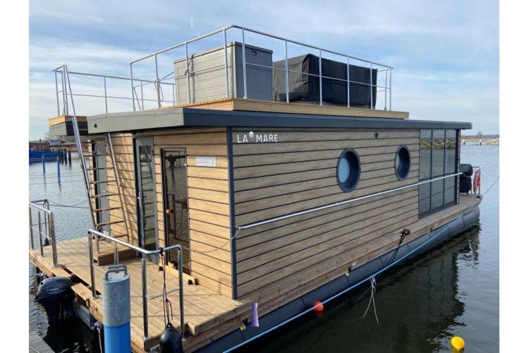 Hausboot Fjord Haven Mit Biosauna In 巴特 外观 照片